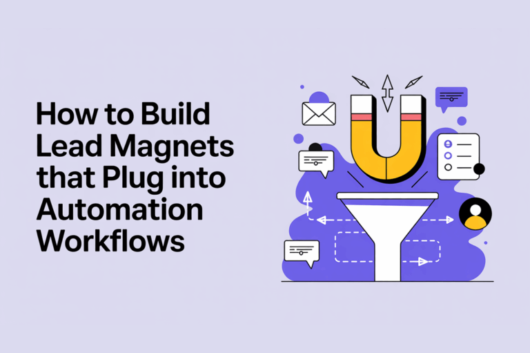 How to Build Lead Magnets That Plug Into Automation Workflows